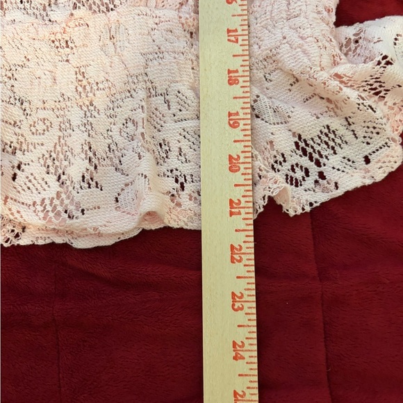 Nine West Blush Lace Blouse - Picture 5 of 8